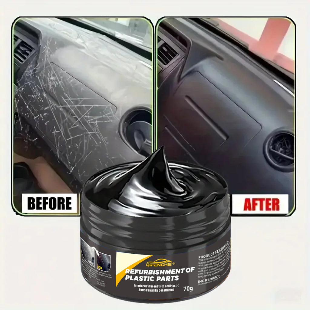 Car Plastic Restore & Polish Wax – Scratch Repair & Anti-Aging