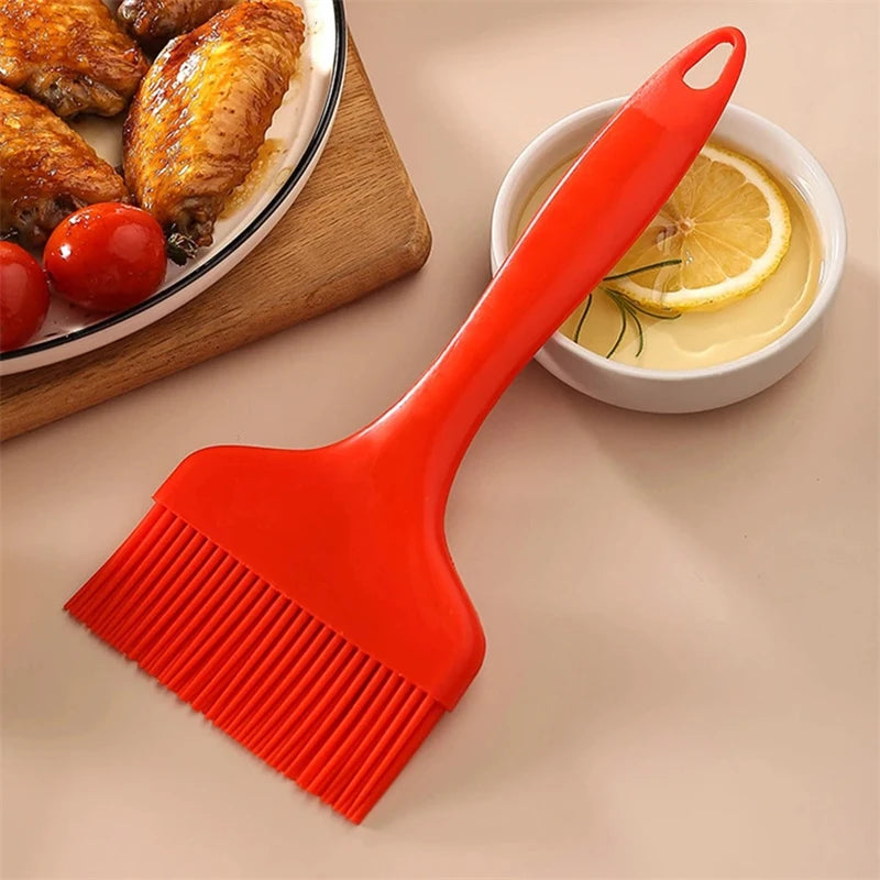 Silicone BBQ Basting Brush – Heat Resistant, Food-Grade Oil Brush Silicone Basting Brush Oasis Select