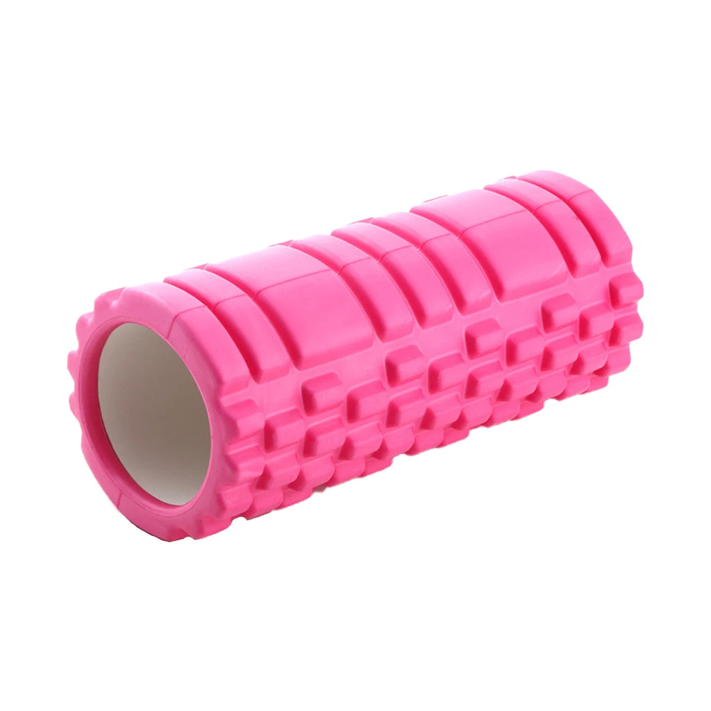 13" High-Density Foam Roller – Firm Smooth Surface for Deep Tissue Massage, Back Pain Relief & Yoga Pilates Core Workouts Oasis Select S-Pink-1pc