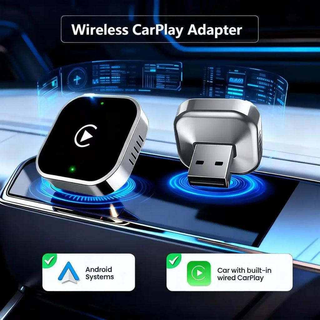2026 Wireless CarPlay & Android Auto Adapter – Plug & Play Wireless CarPlay Adapter Oasis Select