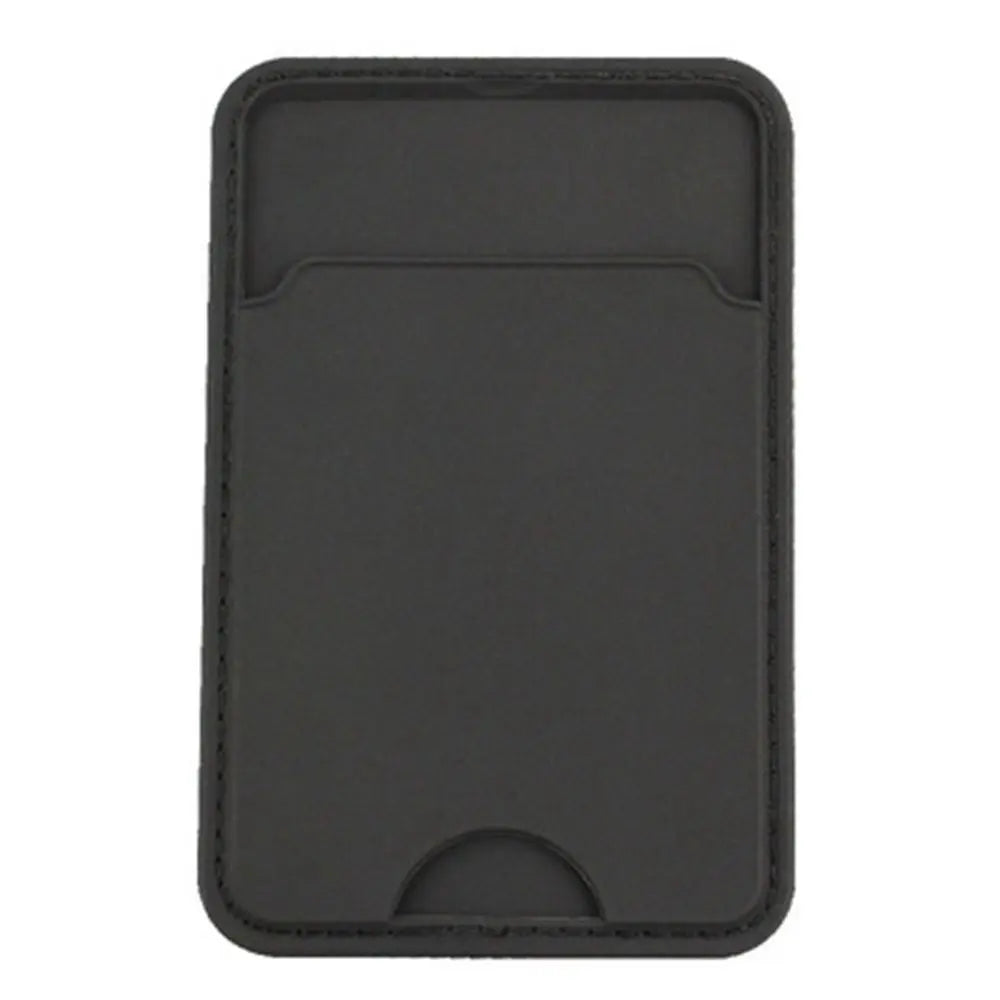 TPU Back Paste Card Holder Set Back Paste Adhesive Mobile Phone Back Paste Card Holder Anti-theft 6.2*9.5CM Wallet Case Oasis Select black