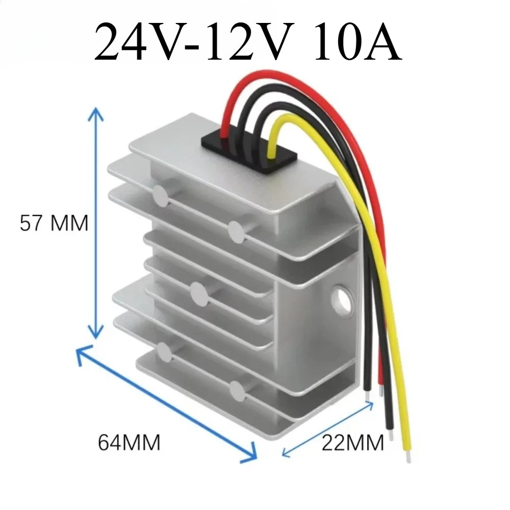 24V to 12V 10A 15A 20A 30A Step Down Converter 24V-12V DC DC Buck Voltage Regulator for Cars Boat Solar Switching Power Supply Oasis Select 24V-12V 10A