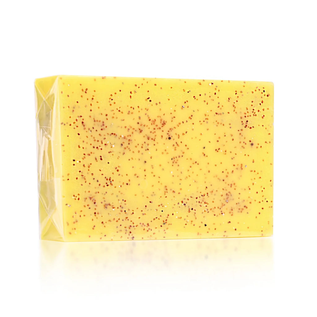 Lemon Exfoliating Handmade Soap – Frosted Particles 100g