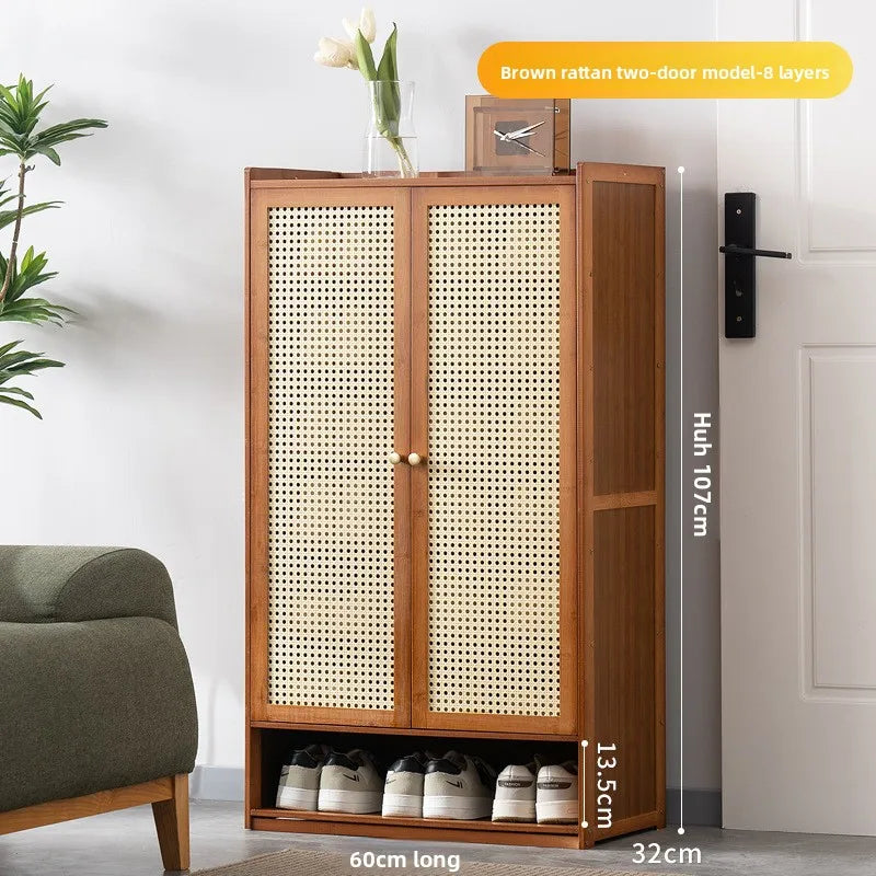 Shoe rack at the door of the household, storage artifact, space-saving simple interior, good-looking and dustproof dormitory Oasis Select Double door 8th