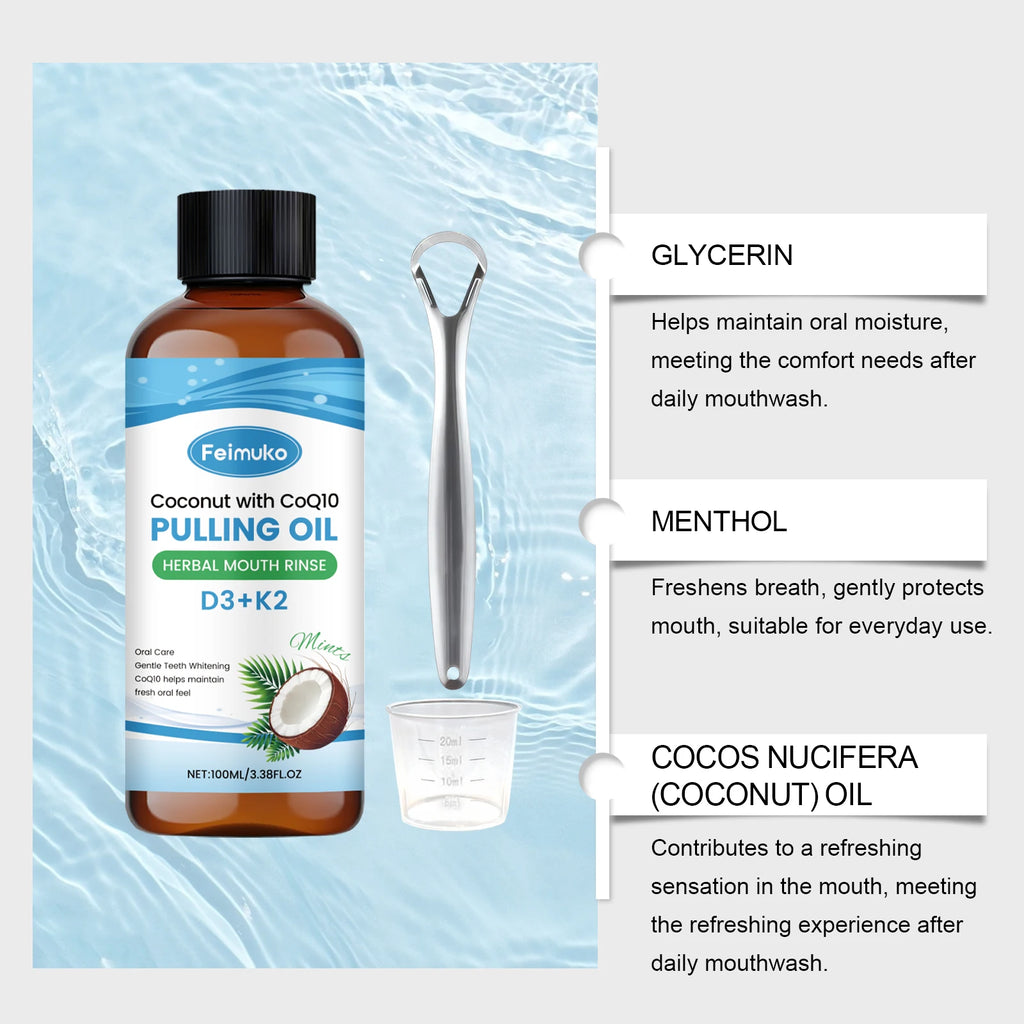 Fresh Breath Mouthwash Everyday Oral Care for Teeth, Fresh Fragrance Care Set Oasis Select