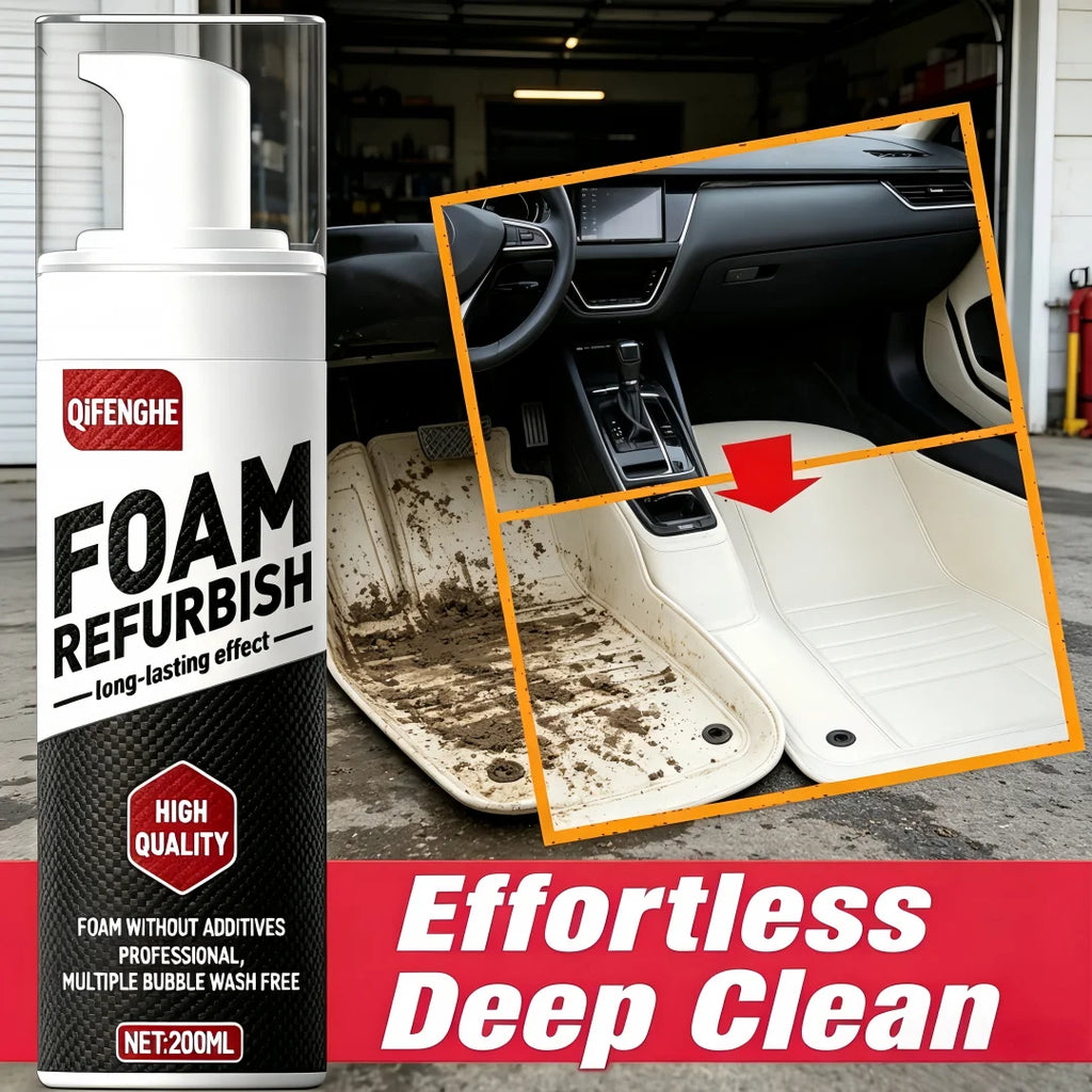 200ml Car Foam Cleaner – Interior & Exterior Stain Remover Car Foam Cleaner Oasis Select
