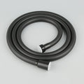 New High Quality Silicone Shower Hose 1.5/2/3M Flexible Bath Tube Explosion Proof Plumbing Pipe Soft With Baby Skin Touch Oasis Select Black 200cm