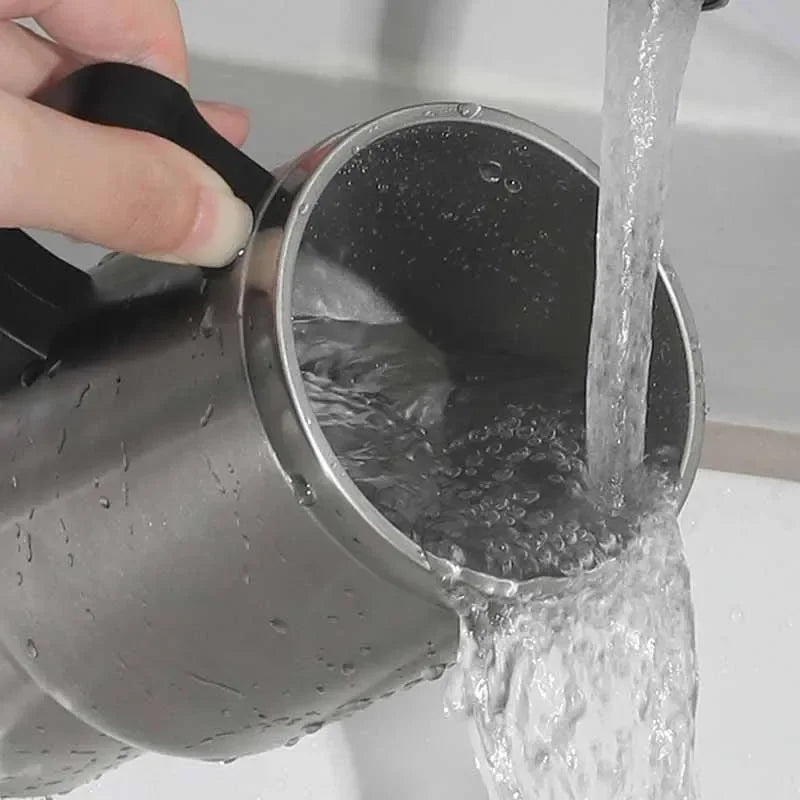 12V 500ML Car Electric Kettle Car Heating Cup Stainless Steel Thermos Heating Water Bottle Car Kettle Thermos for Water Tea Milk Oasis Select