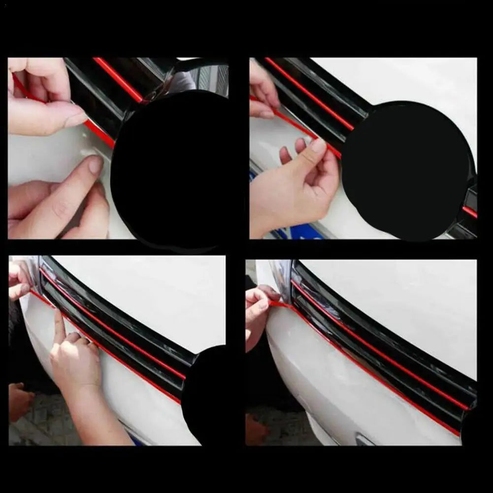 VW Golf 6 7 Tiguan Reflective Front Grille Trim Strip Sticker
