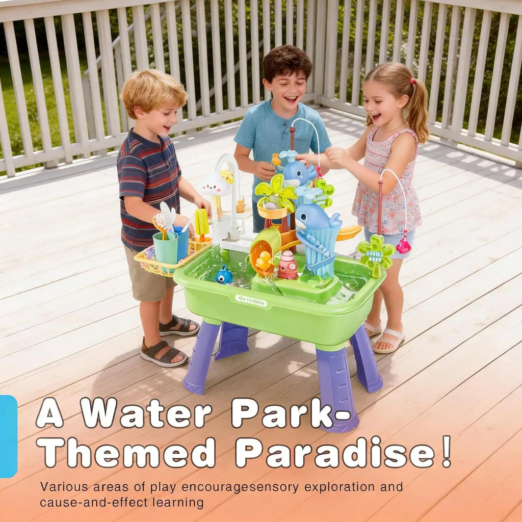 Children's Kitchen Toys Electric Fun Water Play Water Wash Basin Fishing Dishwashing Home Role-Playing Baby Early Education Toys Oasis Select