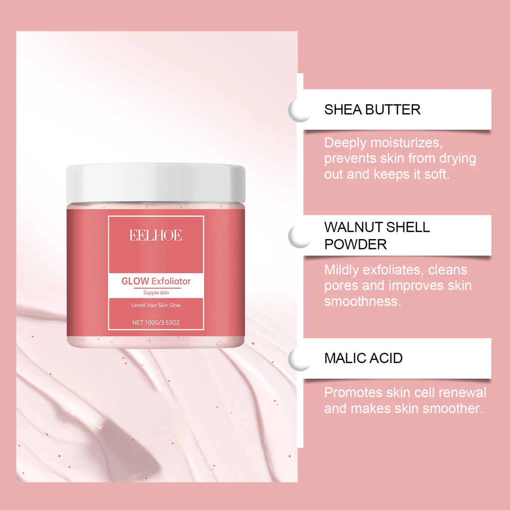 Eelhoe Facial Brightening Scrub – Gentle Exfoliating Face Scrub