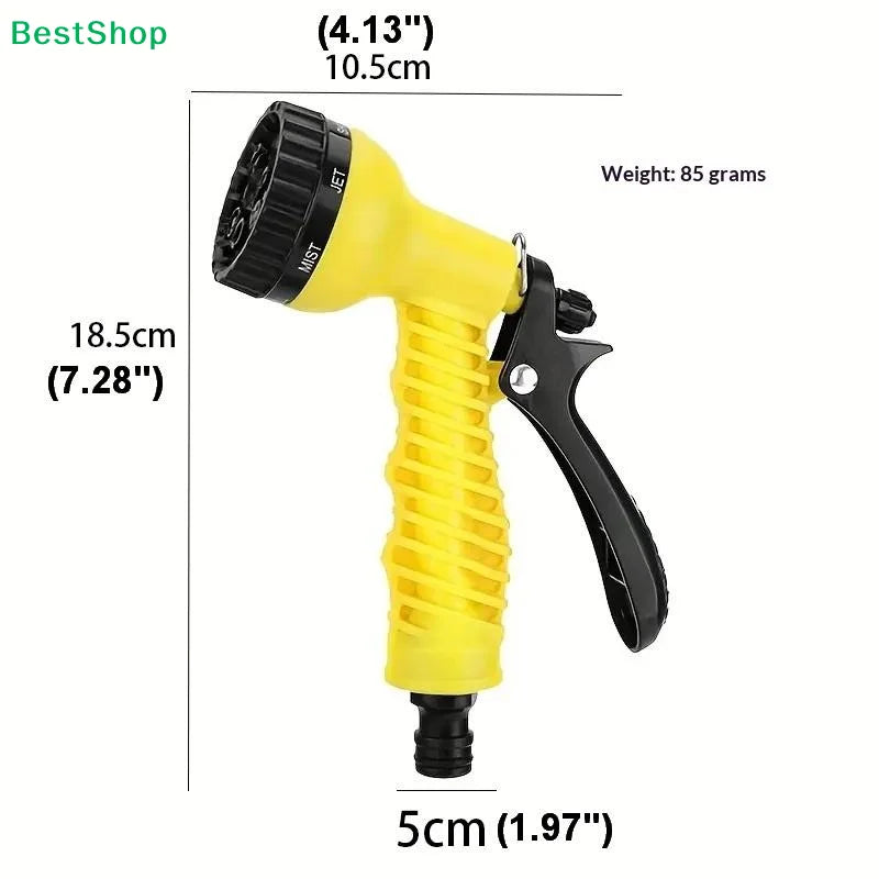 Thumb Control Garden Hose Nozzle Sprayer | Adjustable Flow