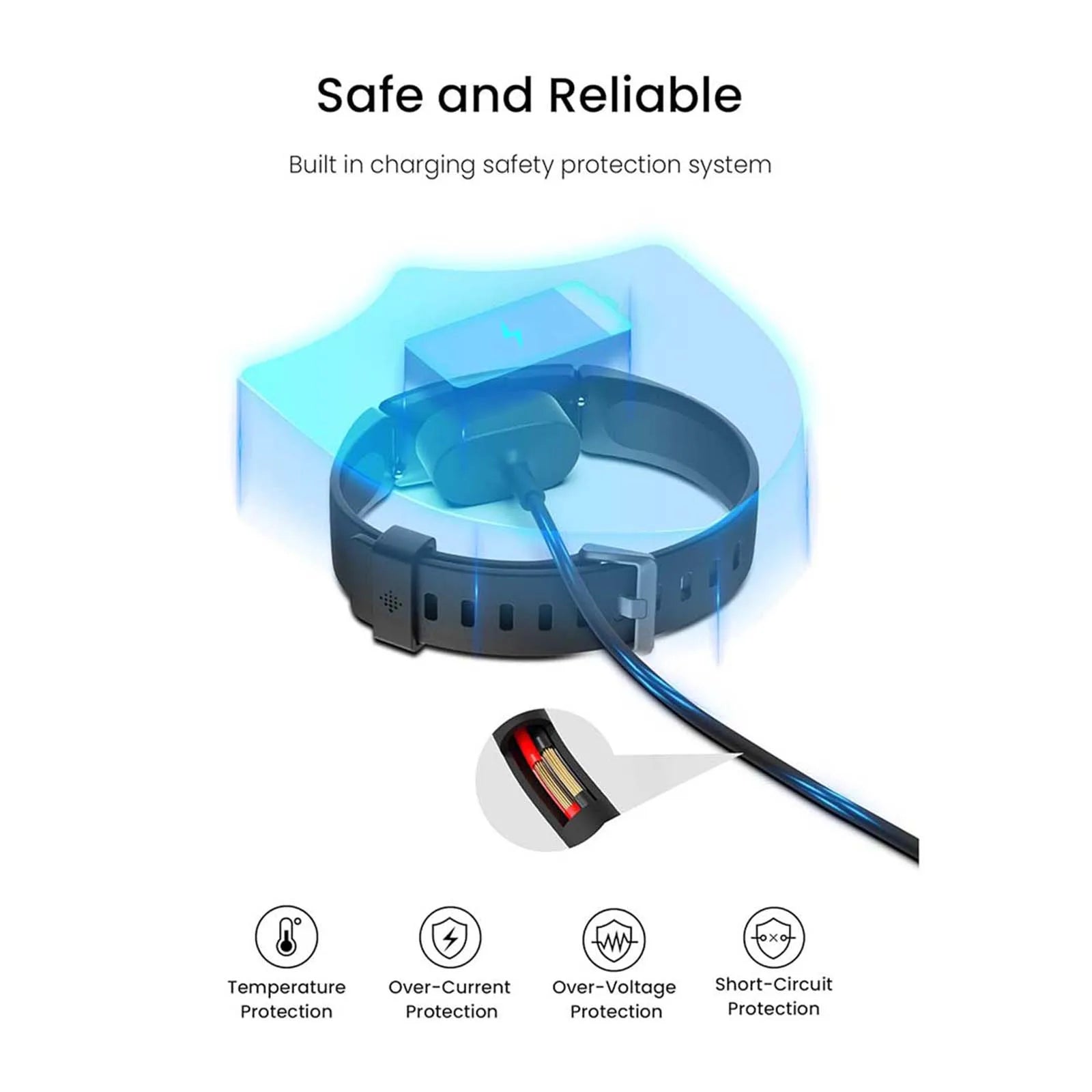 Fitbit Inspire HR, Inspire & Ace 2 Replacement USB Charger Cable Smartwatch Charger Cable Oasis Select