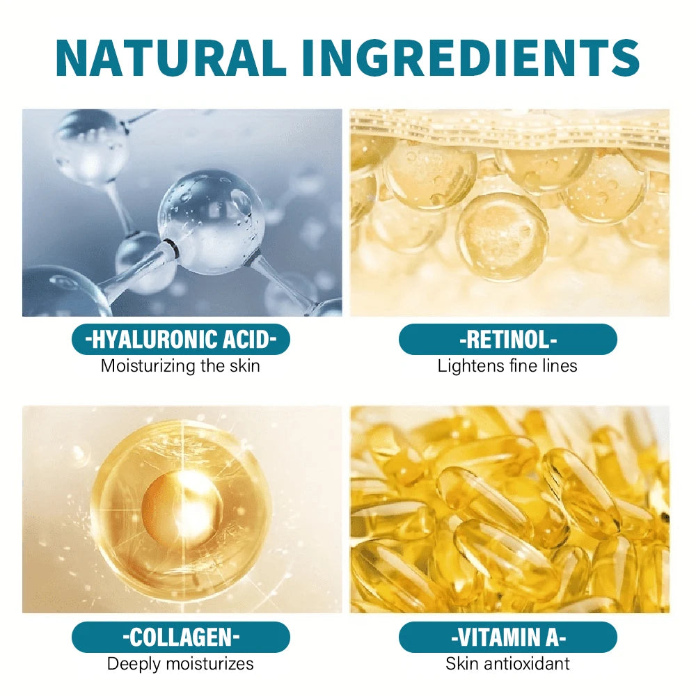 Retinol Anti-Wrinkle Essence Pure Hyaluronic Acid Facial Serum Anti Wrinkle Aging Face Lift Tightening Reduce Eye Finelines New Oasis Select