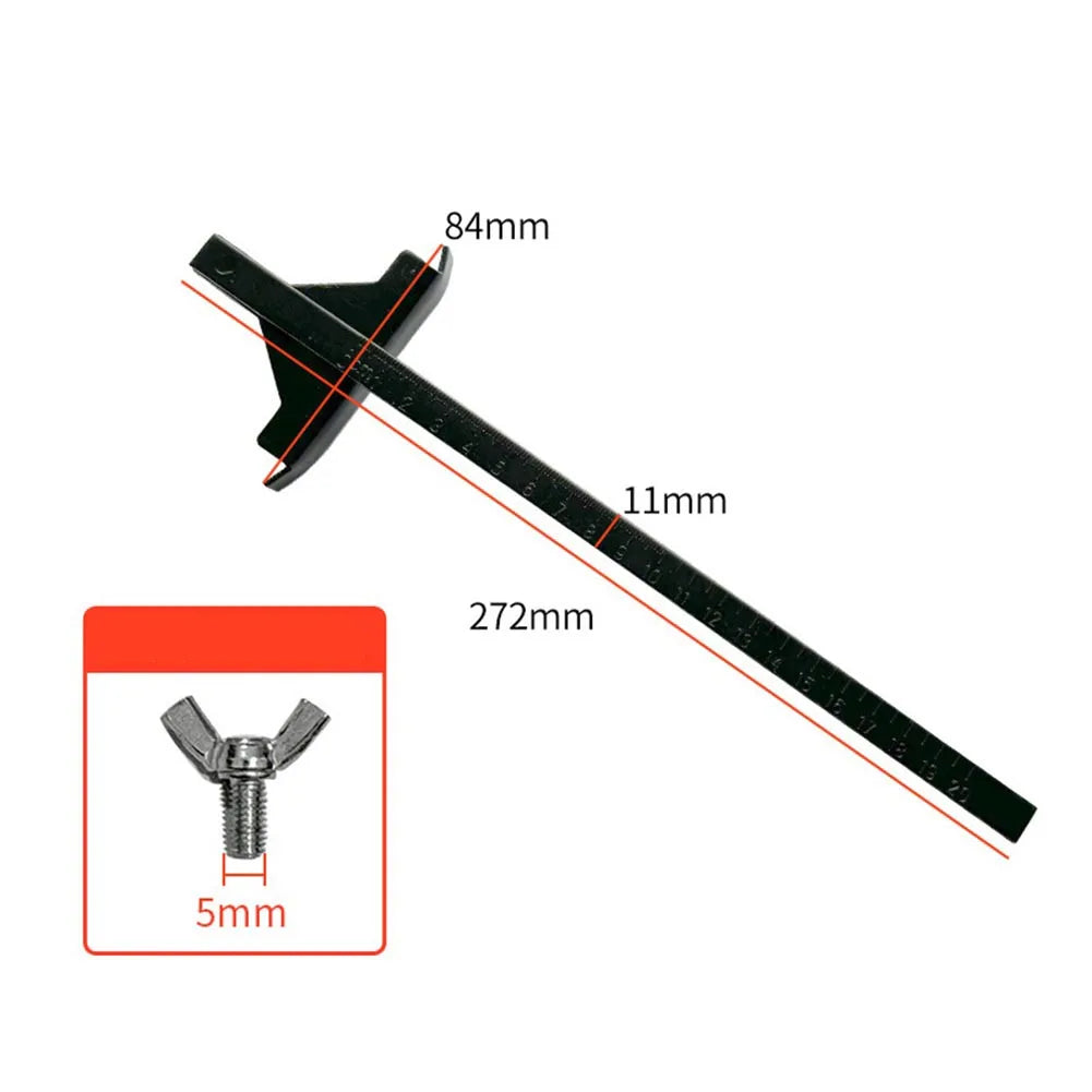 9/11mm Circular Saw Guide Edge Guide With Scale For Dewalt For DC390K For DW936 Cordless Saw Power Tool Accessories Oasis Select 11mm Guide