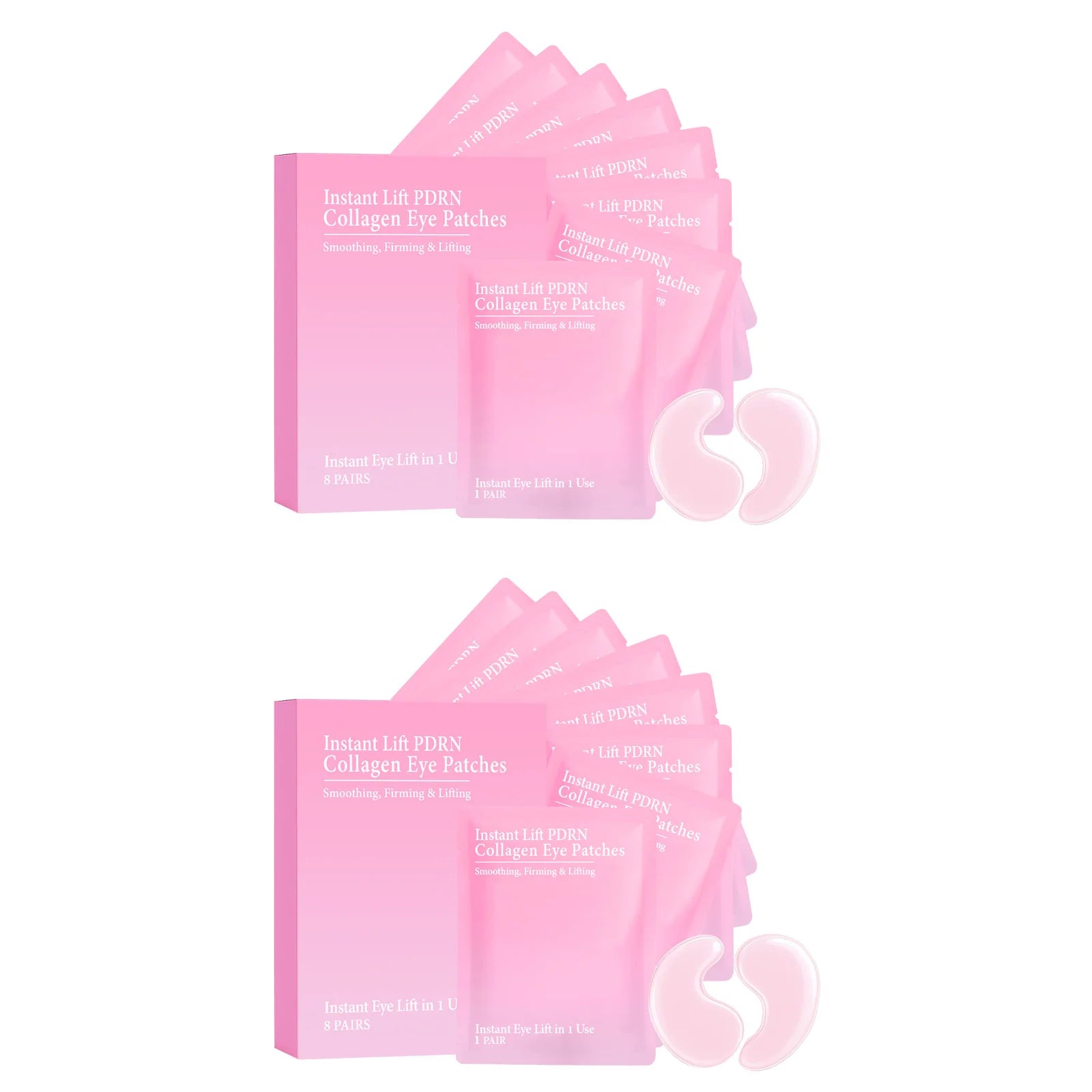 Collagen Eye Patches Hydrogel Anti Dark Circles Reduces Puffiness Instant Lifting Nourishing Anti-Wrinkle Under Eye Mask Oasis Select 16 pairs Boxed