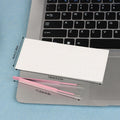 [Korean Language] Tear-Off Film Keyboard Sticker Desktop Laptop Key Sticker Single Film Universal Transparent Engraving Sticker Oasis Select White