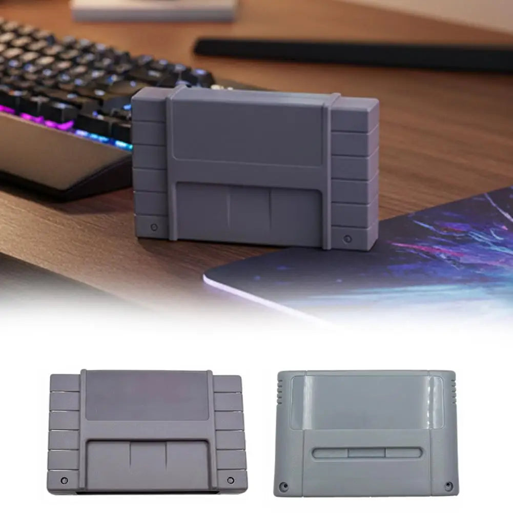 SNES Game Cartridge Replacement Shell – Gray Housing Case