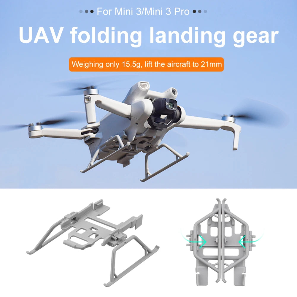 Extended Foot Support Portable Feet Stand Support Protector Foldable Lightweight Drone Accessories Quick Release for DJI Mini 3 Oasis Select China Mainland