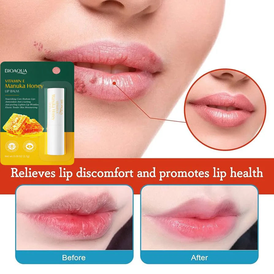 Vitamin E & Honey Lip Balm – Moisturizing Nourishing Lip Care Lip Balm Oasis Select