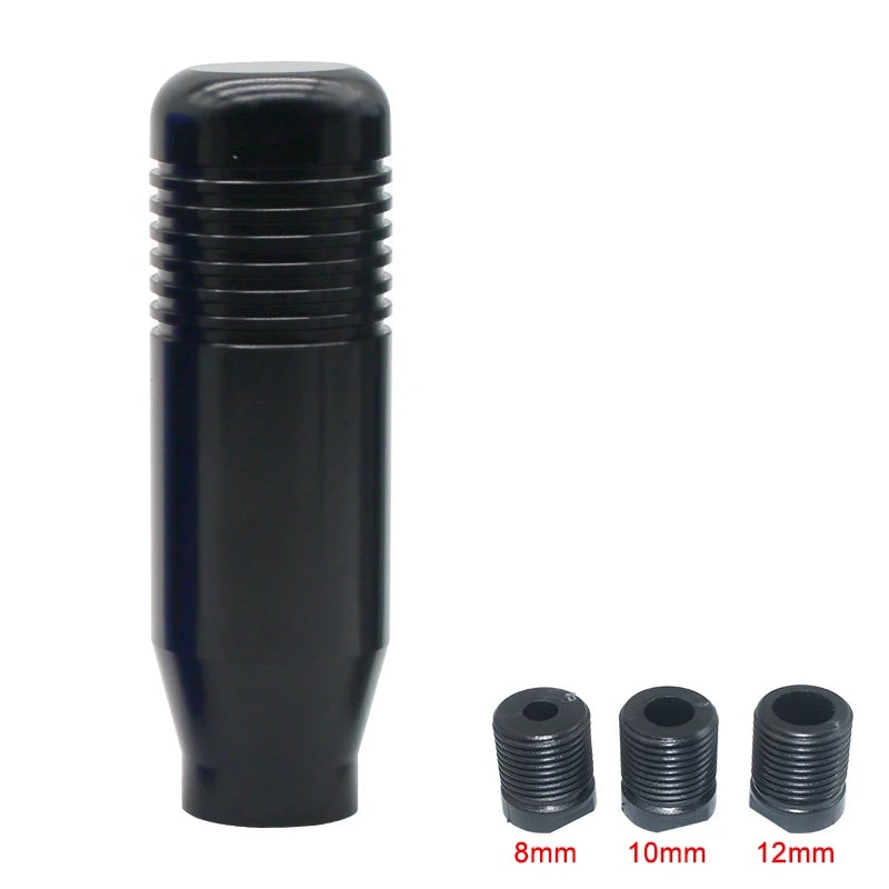 Universal 8.5cm Car Gear Shift Knob Stick Manual Transmission Aluminum Extended Gear Shifter Gear Head Knob Auto Accessories Oasis Select black