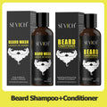 Beard Growth Shampoo Natural Beard Care Set for Men Beard Hair Enhancer Styling Moisturizing Beard Conditioner Beard Care Kit Oasis Select wash set