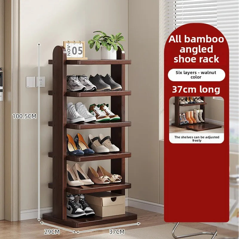 The multi-layer floor shoe rack at the entrance of the home is small and narrow, and does not occupy a simple shoe cabinet Oasis Select 6-37cm
