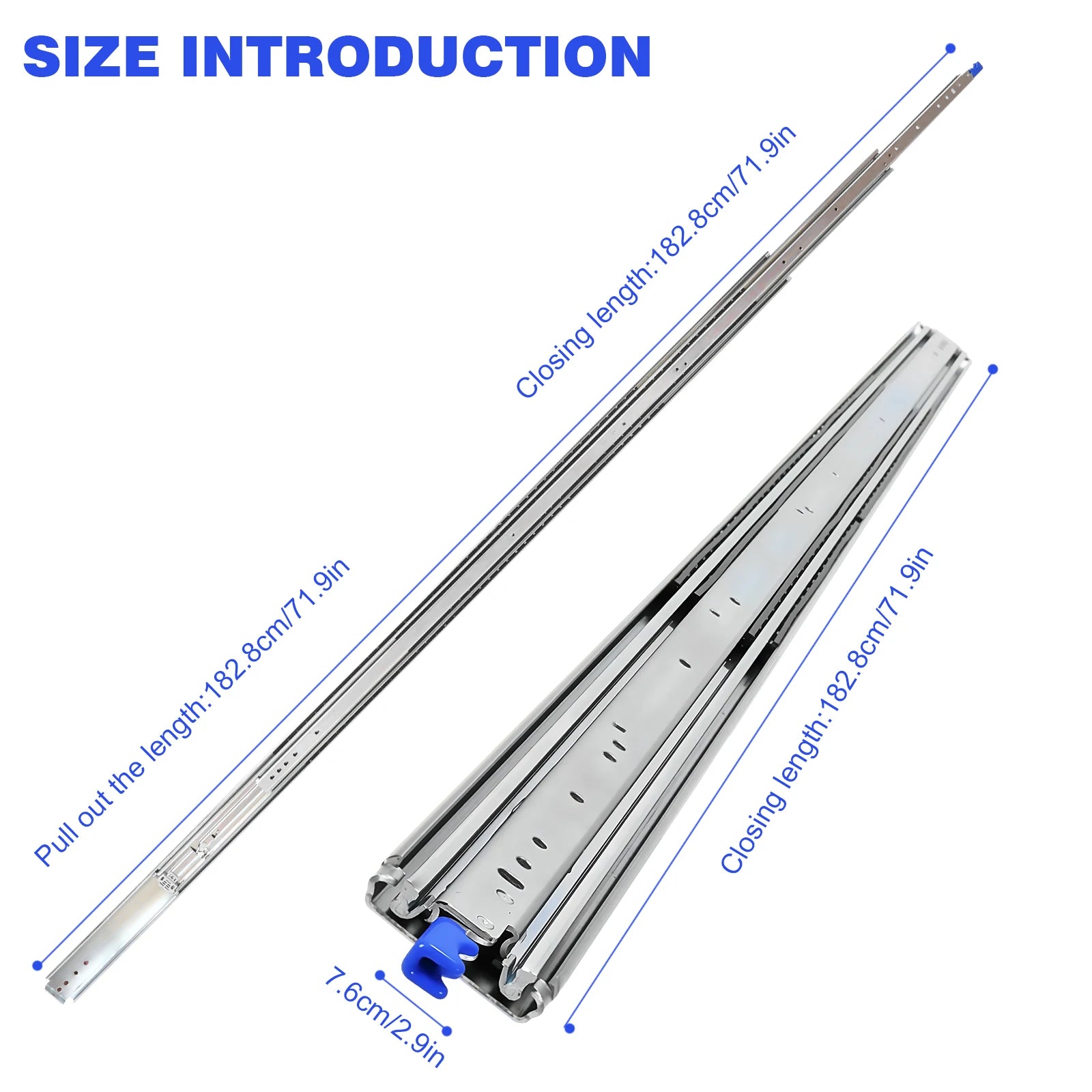 Heavy Duty Side Mount Drawer Slides – Full Extension Ball Bearing Industrial Drawer Slides Oasis Select