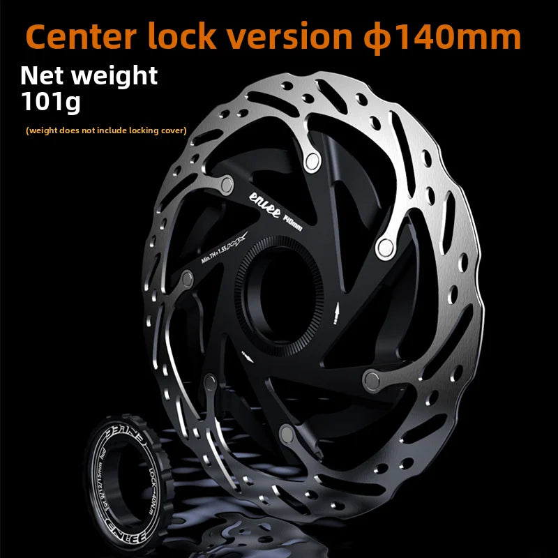 Bicycle center lock heat dissipation disc brake pads for road and mountain bikes, 140/160mm with center lock accessories Oasis Select 140MM