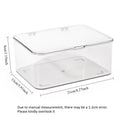 Acrylic Clear Stationery Organizer Box Clamshell Design Multi-Functional Desk Storage for Home Office School Desktop Organizer Oasis Select Clear