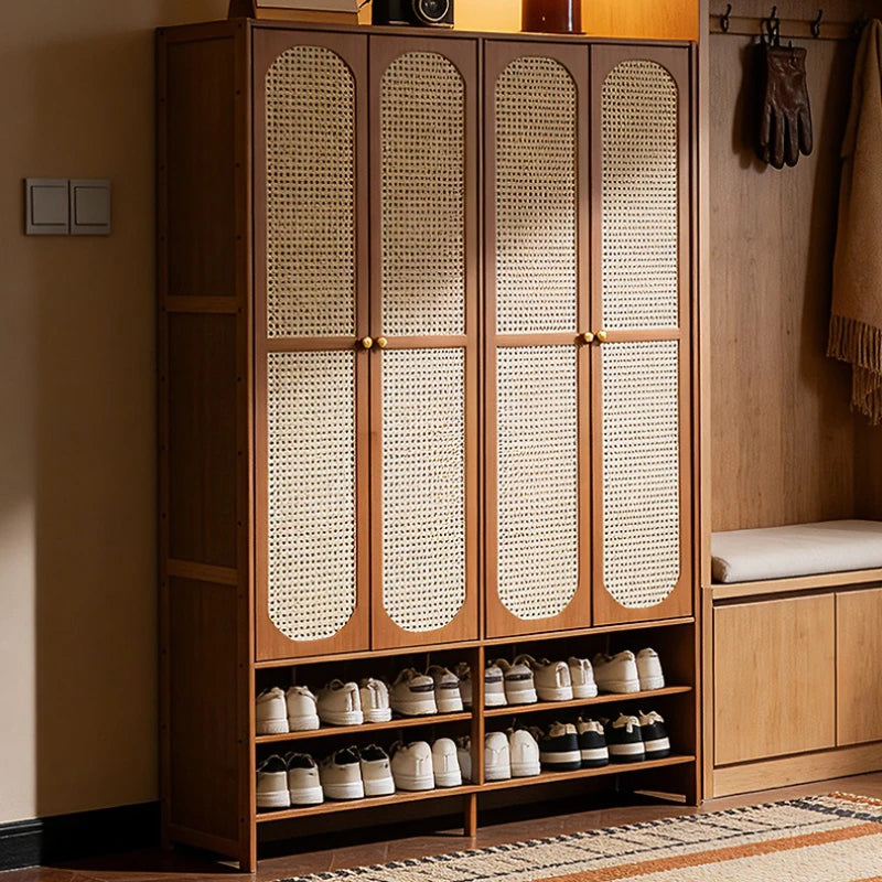 Large-capacity outer corridor multi-layer vertical shoe rack at the entrance of the household entrance Oasis Select