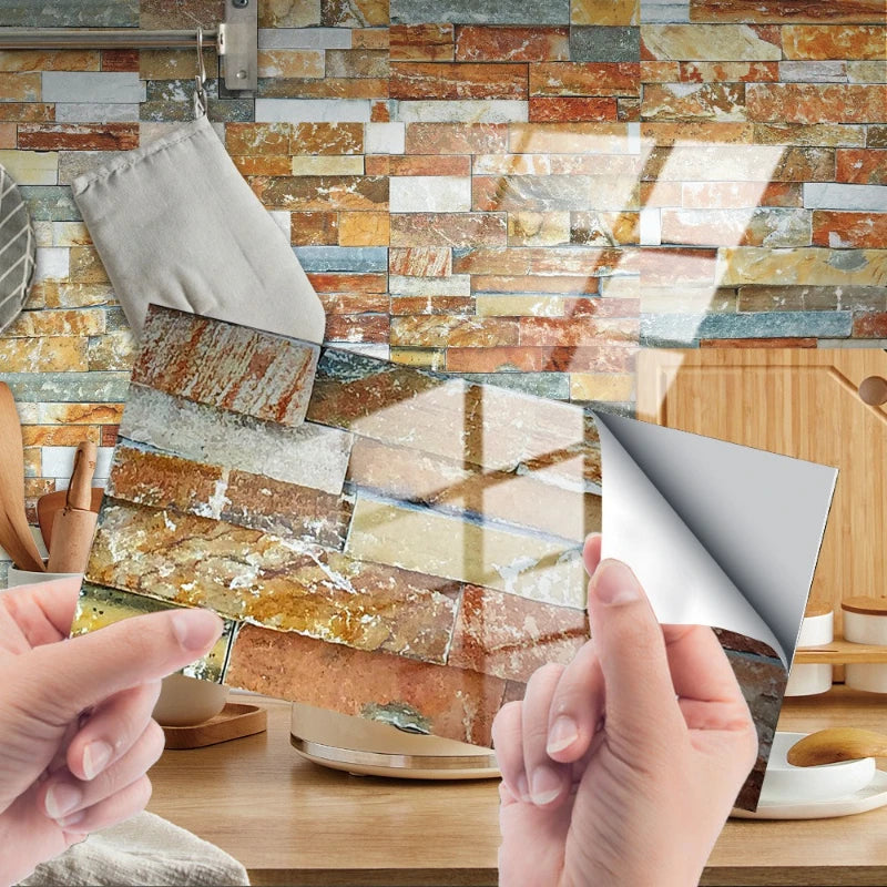 Wall Stickers Home Renovation Crystal Tiles Self-adhesive Flooring