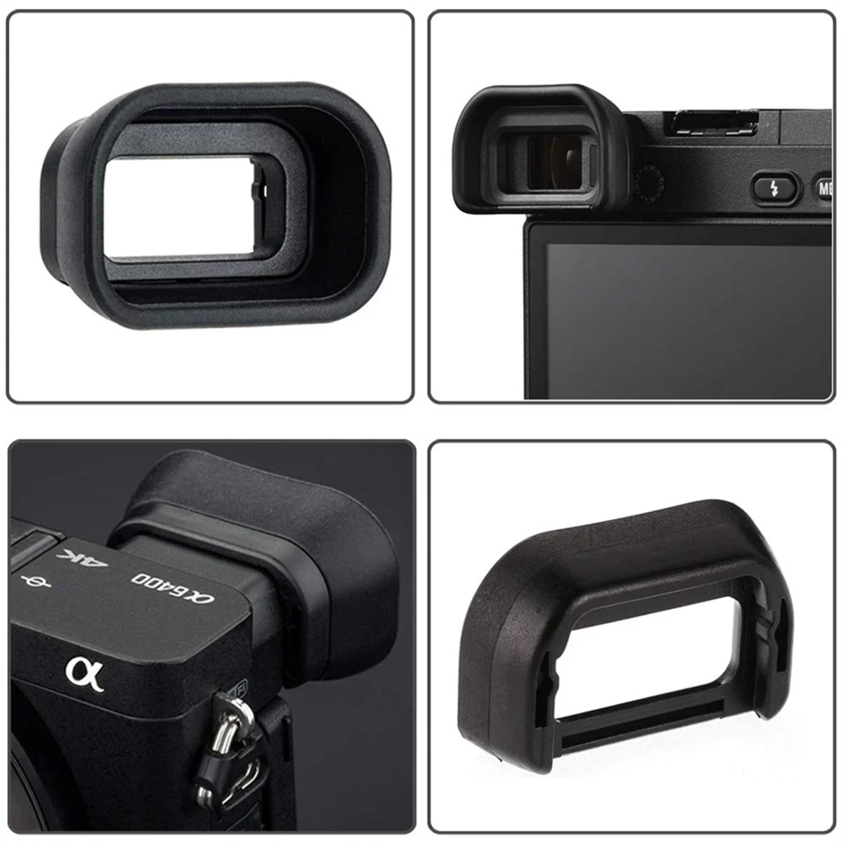 -EP17 Viewfinder Eyepiece Eyecup Eye Cup for A6600 A6500 A6400 Digital Camera, Replace Eyepiece -EP17 EP-17 Oasis Select