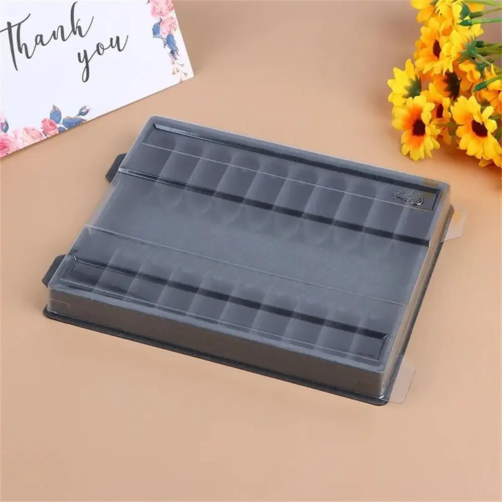 Transparent Fountain Pen Box Pen Collector Hold 10 Pens Pen Organizer Box Plastic Storage Case Pens Display Case Office Supplies Oasis Select