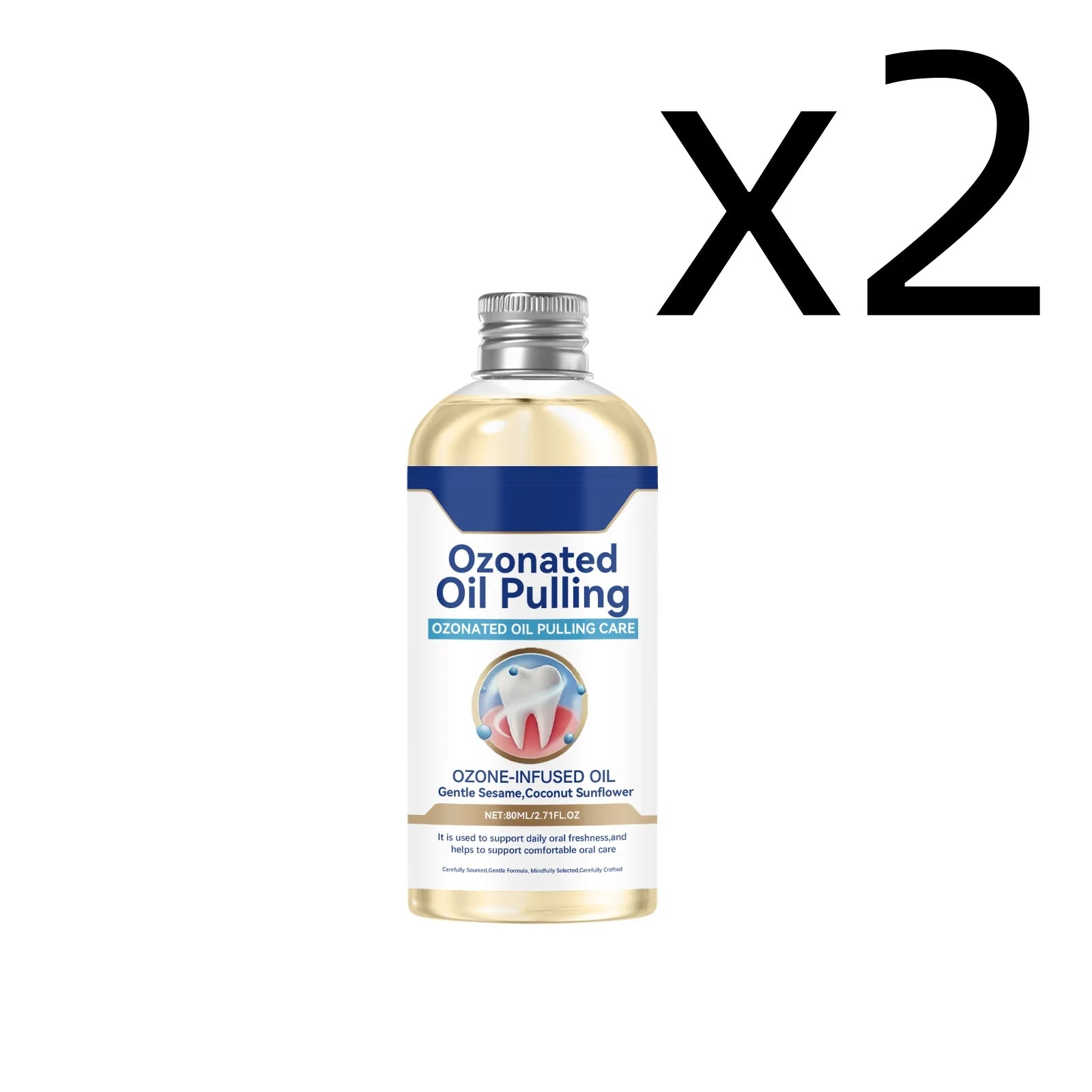 Mint Mouthwash Deep Oral Clean Instantly Fresh Breath Reduce Gum Trouble Remove Bad Smell Lasting Cool Taste Refresh Mouthwash Oasis Select 80ml X 2PCS One Unit adults