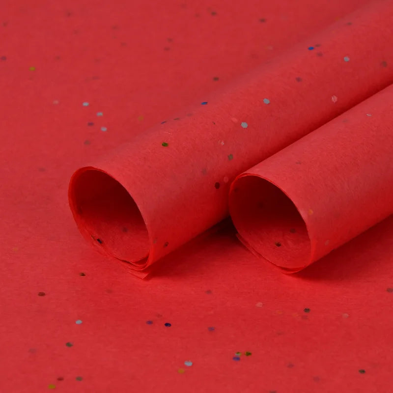 36sheets Christmas Color Tissue Papers Craft Wrapping Paper Wine Shirt Flower Gift Wrap Papers Tissue Packing Material 50*70cm Oasis Select Red