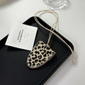 Hanging Neck Magnetic Glasses Clip Multifunctional Necklace Leopard Outdoor Travel Portable Sunglasses Storage Sweater Chain Oasis Select White Leopard