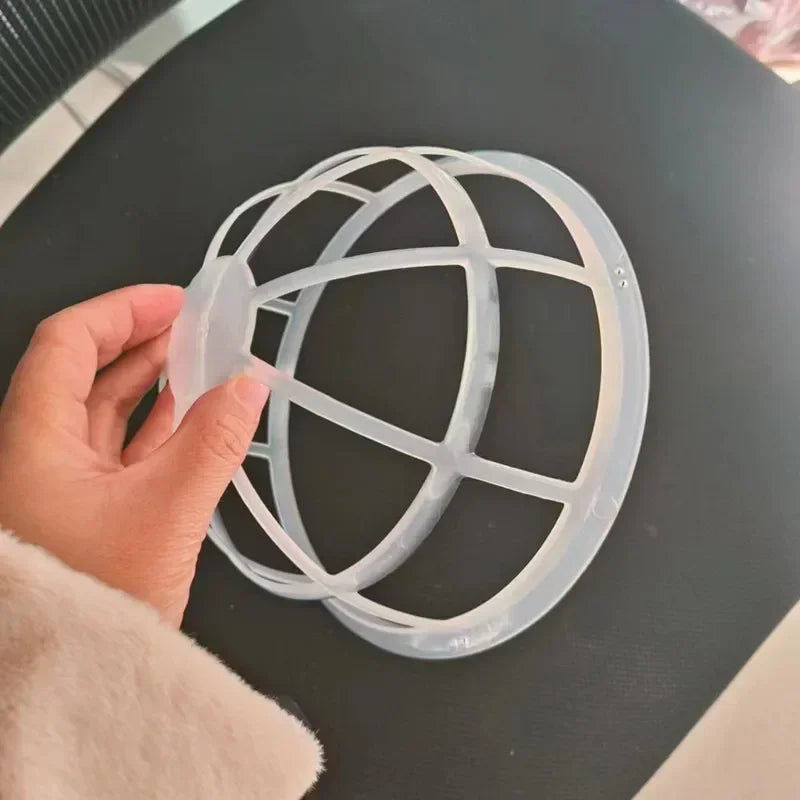 Hat washing bag, washing machine hat protection bag, hat cleaning laundry bag, anti-deformation mesh organizing bag with zipper. Oasis Select
