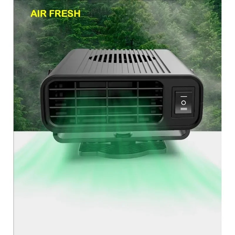 Winter Car Heater Fan 12V/24V 200W Electric Cooling Heating Auto Windshield Defroster Defogging Demister Car Anti-Fog Heater Oasis Select