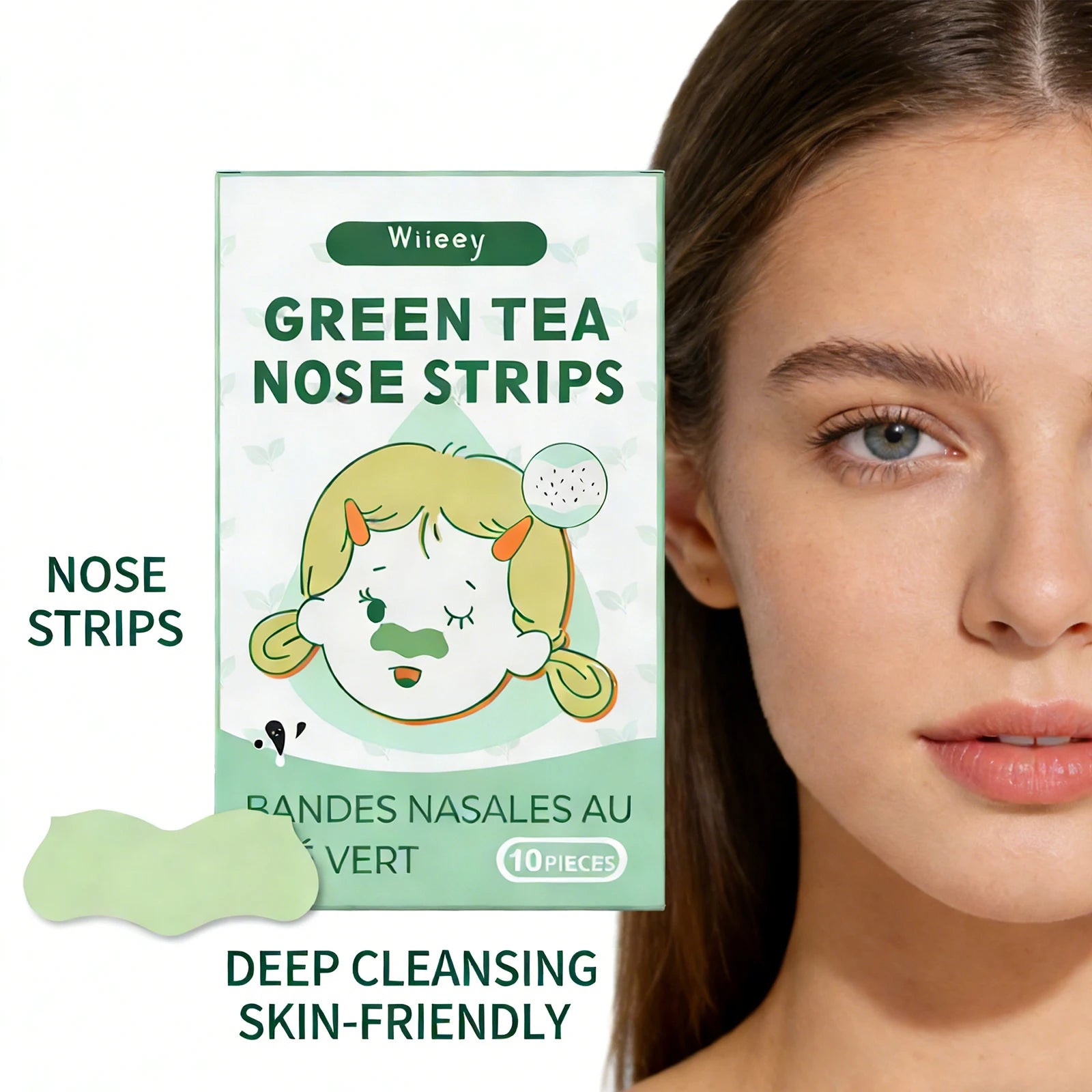 Blackhead Removal Nose Strips – Deep Cleanse & Moisturize 10 Pack Blackhead Nose Strips Oasis Select