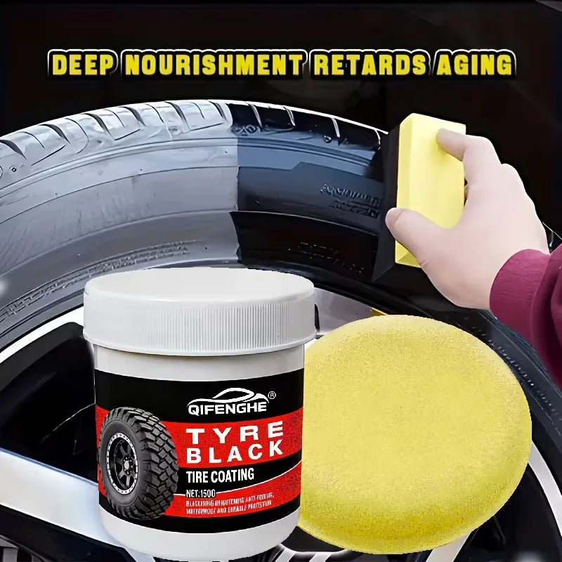 Tire Black Coating Paste – Shine, Protect & Anti-Fade Tire Shine Paste Oasis Select