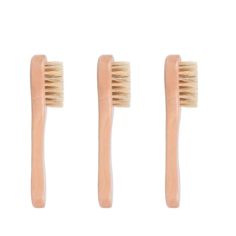 1/2/4/6pcs Dry Skin Body Massage Wood Brush Natural Bristle Dead Skin Remover Anti Cellulite Exfoliates Circulation Massage Tool Oasis Select 3pcs