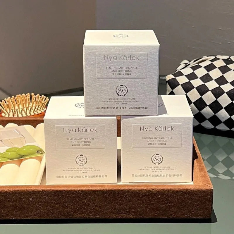 Luxury Rejuvenating Cream Smoothing Wrinkle Concentrate Firming Complex,Overnight Recovery Tired Skin Elasticity Boost,Spa-Grade Oasis Select