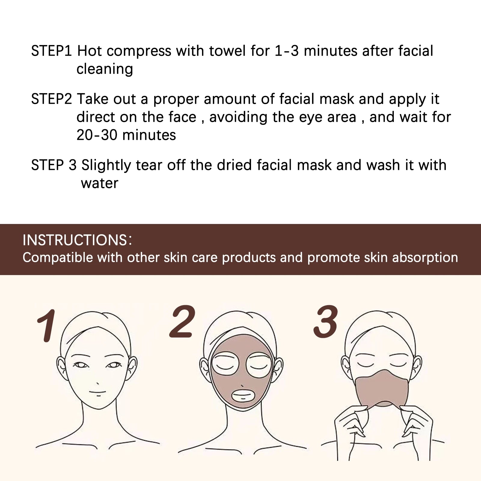 Jaysuing Firming Brightening Peel-Off Facial Mask 100g Peel-Off Facial Mask Oasis Select