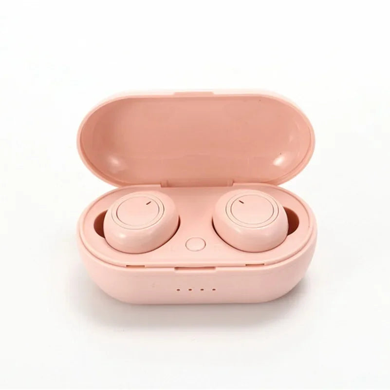 Y50 Wireless Headphones 5.0 Bluetooth Earphones Music Headset Sports Earbuds Waterproof Earpieces fone deouvido bluetooth phones Oasis Select Y50-pink