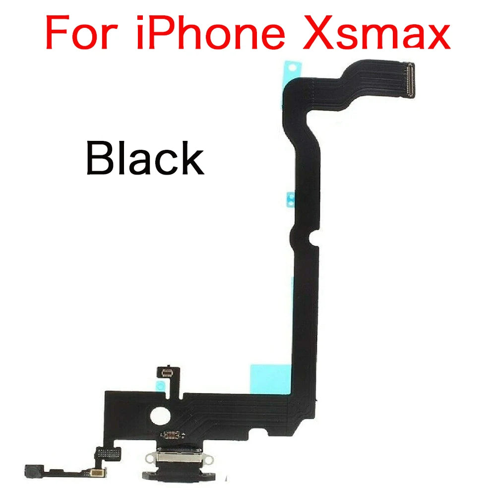 iPhone 7 8 X XR XS Max Charging Port Dock Flex Cable + Mic