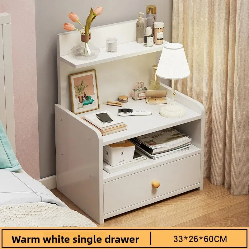 Multi-functional Household Goods Bedside Table Wide Small Chest Cabinet Multi-layer Locker With Drawers Small Cabinet Oasis Select