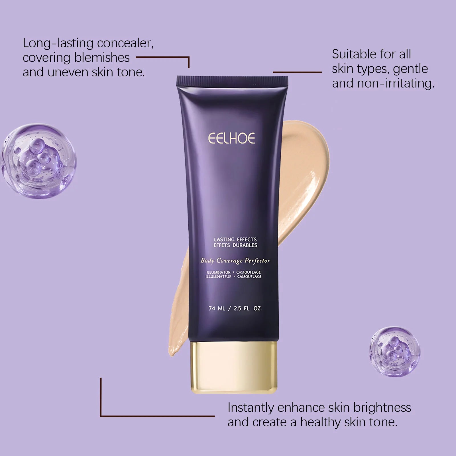 EELHOE Body Concealer – Waterproof Full Coverage Tattoo Cover