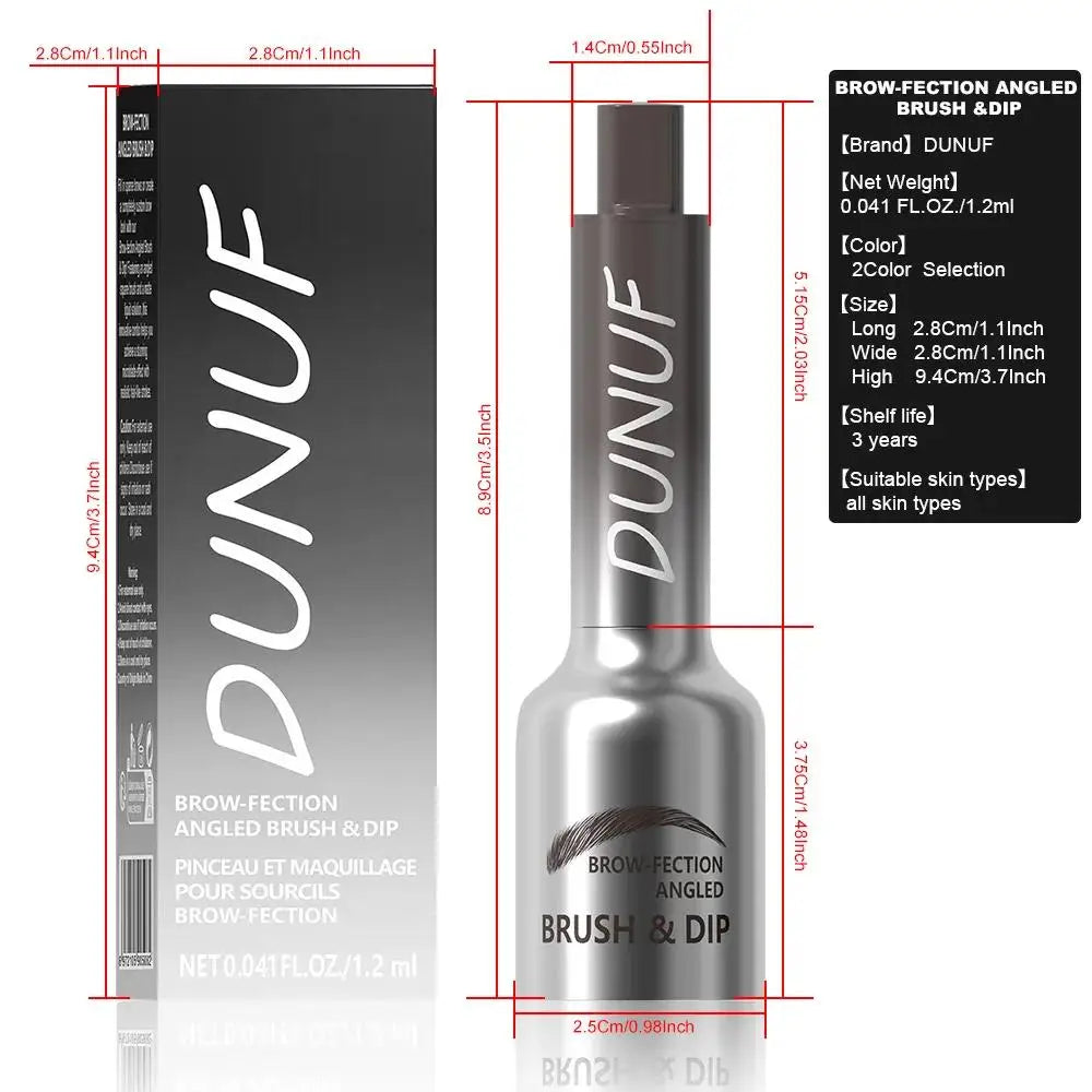 DUNUF Waterproof Eyebrow Pencil – 2-Color Long-Lasting Brow Dye