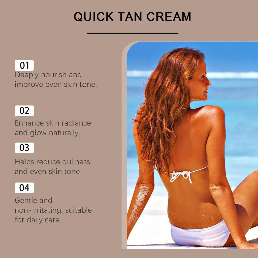 Body Self Tanning Cream Natural Bronzing Self Tanning Lotion with Moisturizing & Nourishing Oils Healthy Glow Sunless Tanner Oasis Select